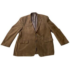 Chaps Mens Brown Blazer Size 44R